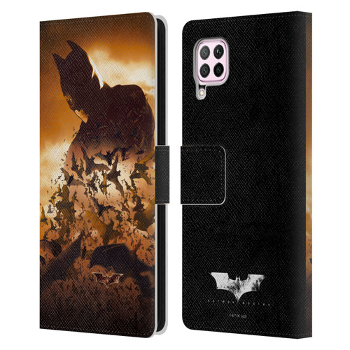 Batman Begins Graphics Poster Leather Book Wallet Case Cover For Huawei Nova 6 SE / P40 Lite