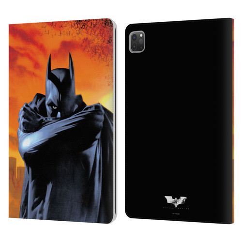 Batman Begins Graphics Character Leather Book Wallet Case Cover For Apple iPad Pro 11 2020 / 2021 / 2022
