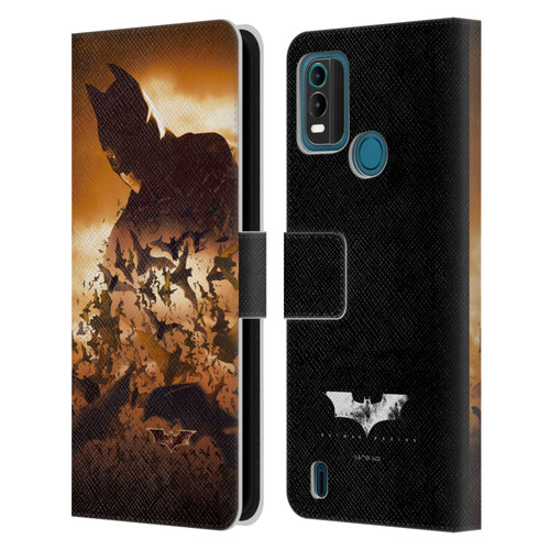 Batman Begins Graphics Poster Leather Book Wallet Case Cover For Nokia G11 Plus