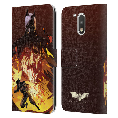 Batman Begins Graphics Scarecrow Leather Book Wallet Case Cover For Motorola Moto G41