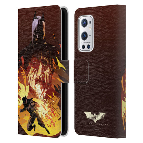 Batman Begins Graphics Scarecrow Leather Book Wallet Case Cover For OnePlus 9 Pro