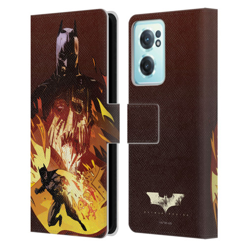 Batman Begins Graphics Scarecrow Leather Book Wallet Case Cover For OnePlus Nord CE 2 5G