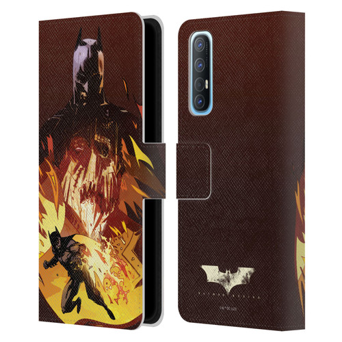 Batman Begins Graphics Scarecrow Leather Book Wallet Case Cover For OPPO Find X2 Neo 5G