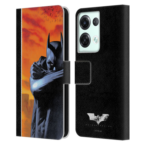 Batman Begins Graphics Character Leather Book Wallet Case Cover For OPPO Reno8 Pro