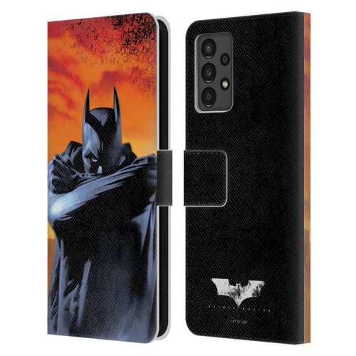 Batman Begins Graphics Character Leather Book Wallet Case Cover For Samsung Galaxy A13 (2022)