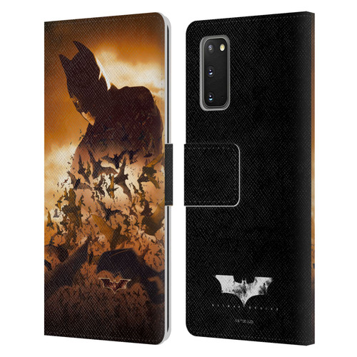 Batman Begins Graphics Poster Leather Book Wallet Case Cover For Samsung Galaxy S20 / S20 5G