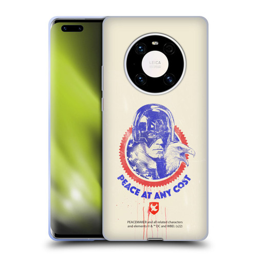 Peacemaker: Television Series Graphics Christopher Smith & Eagly Soft Gel Case for Huawei Mate 40 Pro 5G