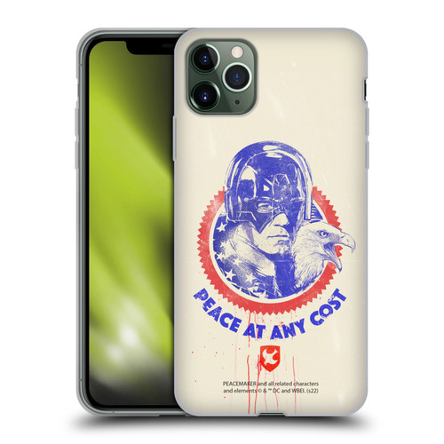 Peacemaker: Television Series Graphics Christopher Smith & Eagly Soft Gel Case for Apple iPhone 11 Pro Max