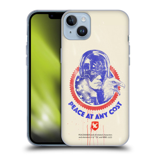Peacemaker: Television Series Graphics Christopher Smith & Eagly Soft Gel Case for Apple iPhone 14 Plus
