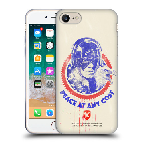 Peacemaker: Television Series Graphics Christopher Smith & Eagly Soft Gel Case for Apple iPhone 7 / 8 / SE 2020 & 2022