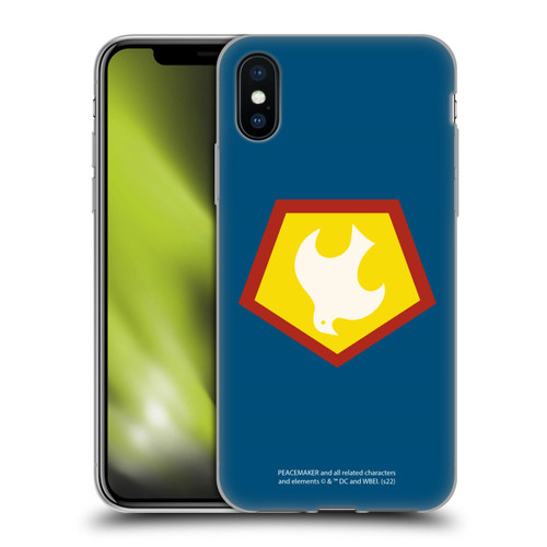Peacemaker: Television Series Graphics Logo Soft Gel Case for Apple iPhone X / iPhone XS