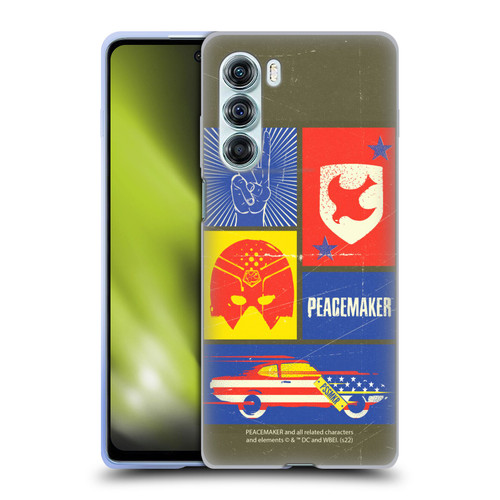 Peacemaker: Television Series Graphics Icons Soft Gel Case for Motorola Edge S30 / Moto G200 5G