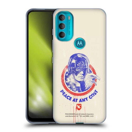 Peacemaker: Television Series Graphics Christopher Smith & Eagly Soft Gel Case for Motorola Moto G71 5G