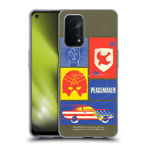 Peacemaker: Television Series Graphics Icons Soft Gel Case for OPPO A54 5G