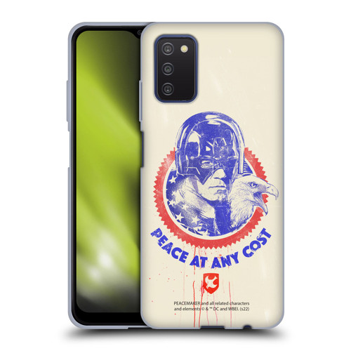 Peacemaker: Television Series Graphics Christopher Smith & Eagly Soft Gel Case for Samsung Galaxy A03s (2021)