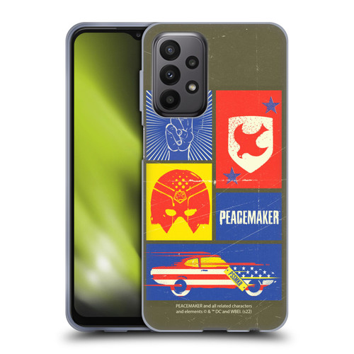 Peacemaker: Television Series Graphics Icons Soft Gel Case for Samsung Galaxy A23 / 5G (2022)