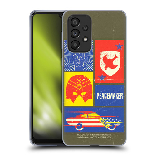 Peacemaker: Television Series Graphics Icons Soft Gel Case for Samsung Galaxy A33 5G (2022)