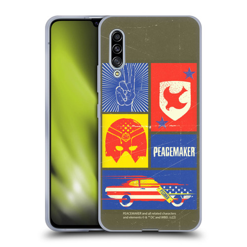 Peacemaker: Television Series Graphics Icons Soft Gel Case for Samsung Galaxy A90 5G (2019)