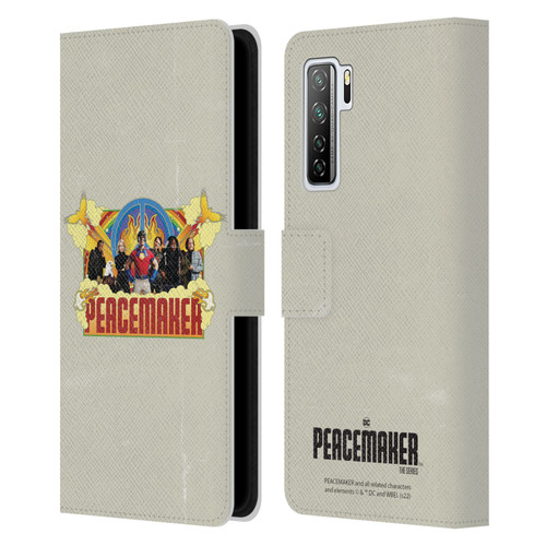 Peacemaker: Television Series Graphics Group Leather Book Wallet Case Cover For Huawei Nova 7 SE/P40 Lite 5G