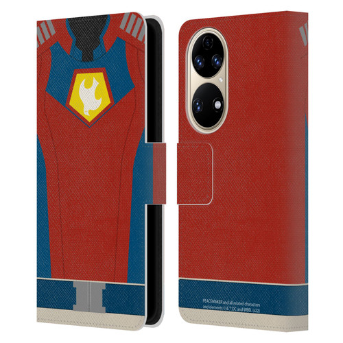 Peacemaker: Television Series Graphics Costume Leather Book Wallet Case Cover For Huawei P50
