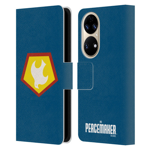 Peacemaker: Television Series Graphics Logo Leather Book Wallet Case Cover For Huawei P50
