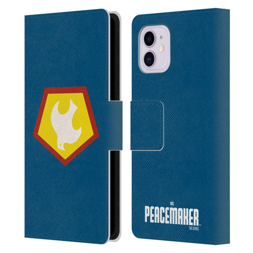 Peacemaker: Television Series Graphics Logo Leather Book Wallet Case Cover For Apple iPhone 11