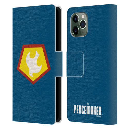 Peacemaker: Television Series Graphics Logo Leather Book Wallet Case Cover For Apple iPhone 11 Pro