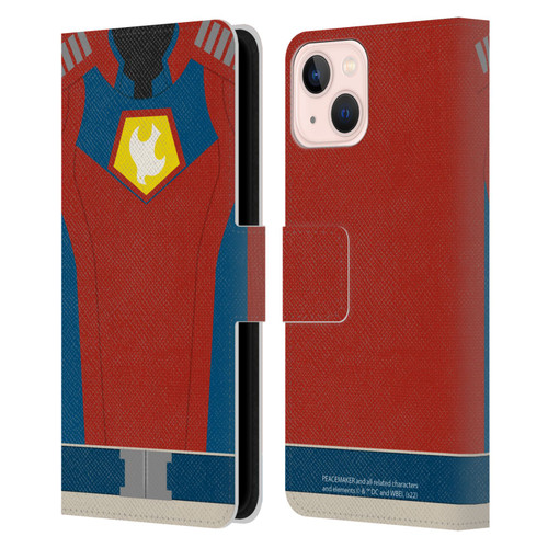 Peacemaker: Television Series Graphics Costume Leather Book Wallet Case Cover For Apple iPhone 13