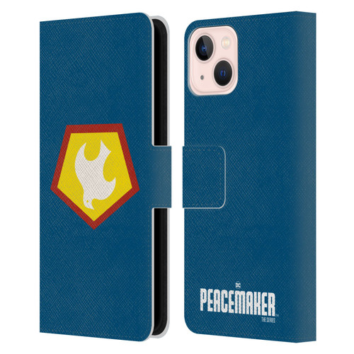 Peacemaker: Television Series Graphics Logo Leather Book Wallet Case Cover For Apple iPhone 13