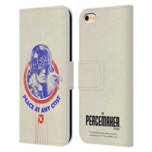 Peacemaker: Television Series Graphics Christopher Smith & Eagly Leather Book Wallet Case Cover For Apple iPhone 6 / iPhone 6s