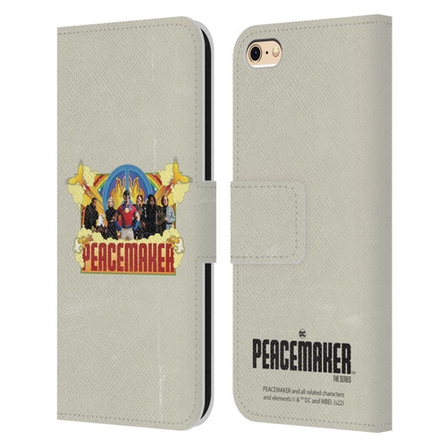 Peacemaker: Television Series Graphics Group Leather Book Wallet Case Cover For Apple iPhone 6 / iPhone 6s