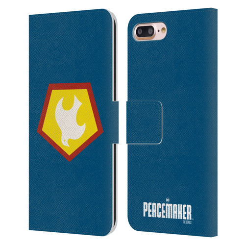 Peacemaker: Television Series Graphics Logo Leather Book Wallet Case Cover For Apple iPhone 7 Plus / iPhone 8 Plus