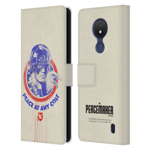 Peacemaker: Television Series Graphics Christopher Smith & Eagly Leather Book Wallet Case Cover For Nokia C21