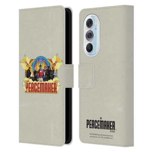 Peacemaker: Television Series Graphics Group Leather Book Wallet Case Cover For Motorola Edge X30