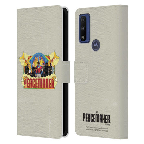 Peacemaker: Television Series Graphics Group Leather Book Wallet Case Cover For Motorola G Pure