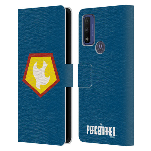 Peacemaker: Television Series Graphics Logo Leather Book Wallet Case Cover For Motorola G Pure