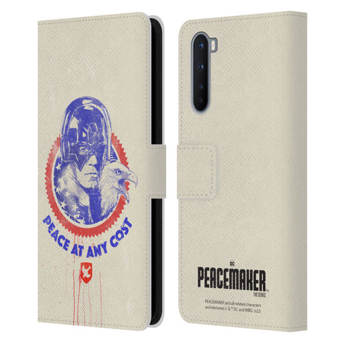 Peacemaker: Television Series Graphics Christopher Smith & Eagly Leather Book Wallet Case Cover For OnePlus Nord 5G