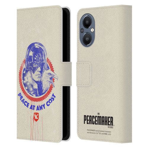 Peacemaker: Television Series Graphics Christopher Smith & Eagly Leather Book Wallet Case Cover For OnePlus Nord N20 5G