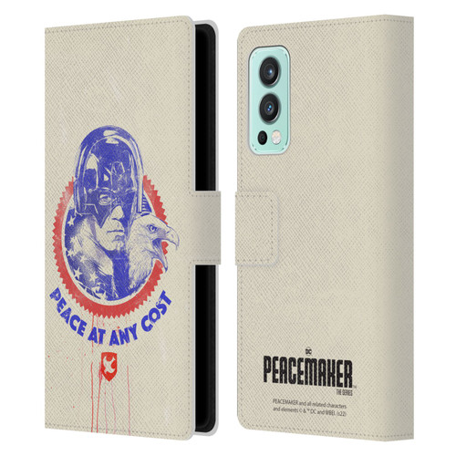 Peacemaker: Television Series Graphics Christopher Smith & Eagly Leather Book Wallet Case Cover For OnePlus Nord 2 5G