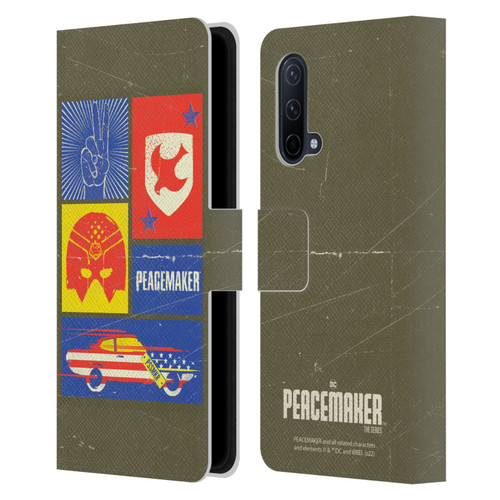 Peacemaker: Television Series Graphics Icons Leather Book Wallet Case Cover For OnePlus Nord CE 5G