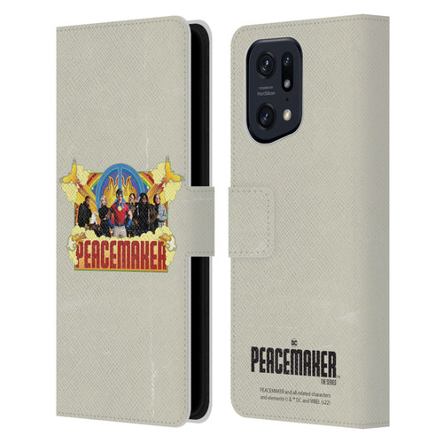 Peacemaker: Television Series Graphics Group Leather Book Wallet Case Cover For OPPO Find X5 Pro