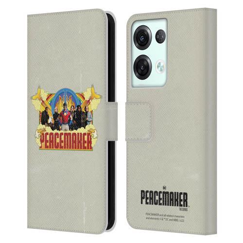 Peacemaker: Television Series Graphics Group Leather Book Wallet Case Cover For OPPO Reno8 Pro