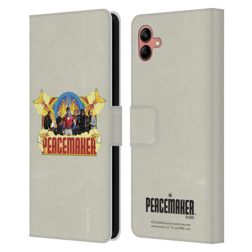 Peacemaker: Television Series Graphics Group Leather Book Wallet Case Cover For Samsung Galaxy A04 (2022)