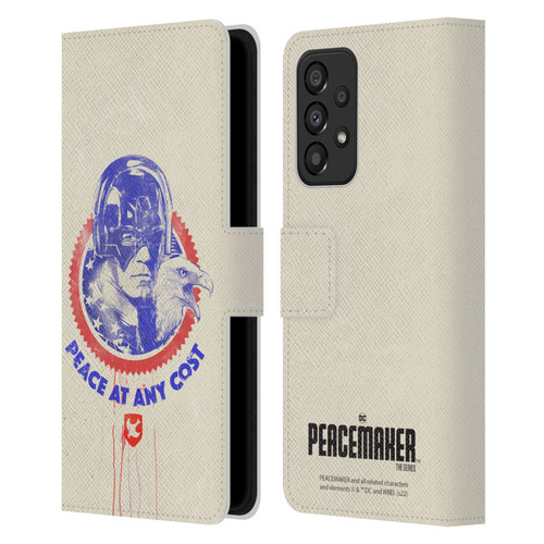 Peacemaker: Television Series Graphics Christopher Smith & Eagly Leather Book Wallet Case Cover For Samsung Galaxy A33 5G (2022)