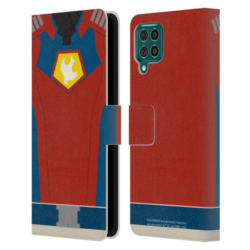 Peacemaker: Television Series Graphics Costume Leather Book Wallet Case Cover For Samsung Galaxy F62 (2021)