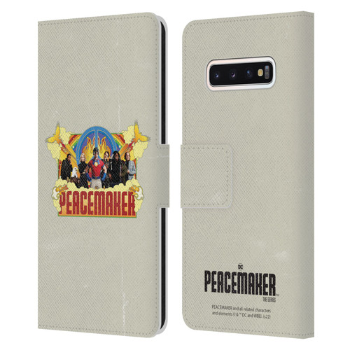 Peacemaker: Television Series Graphics Group Leather Book Wallet Case Cover For Samsung Galaxy S10