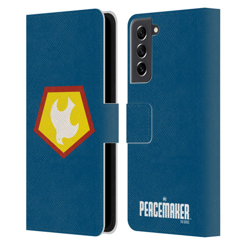 Peacemaker: Television Series Graphics Logo Leather Book Wallet Case Cover For Samsung Galaxy S21 FE 5G