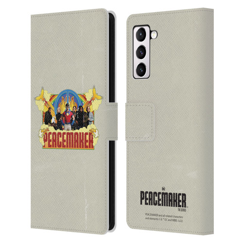 Peacemaker: Television Series Graphics Group Leather Book Wallet Case Cover For Samsung Galaxy S21+ 5G