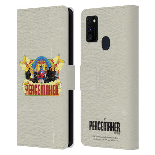 Peacemaker: Television Series Graphics Group Leather Book Wallet Case Cover For Samsung Galaxy M30s (2019)/M21 (2020)