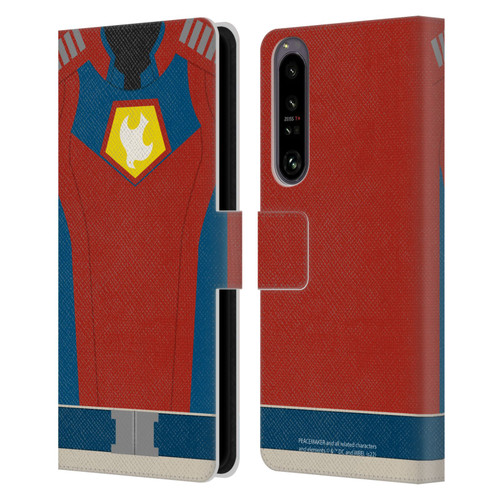 Peacemaker: Television Series Graphics Costume Leather Book Wallet Case Cover For Sony Xperia 1 IV